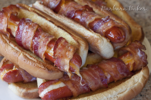 Bacon-Cheese-Hot-Dog-on-a-bun